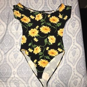 Sunflower bodysuit
